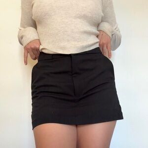 New Zara Black Skirt